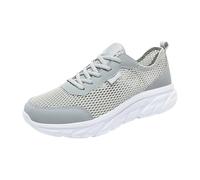 Zapatillas de deporte para mujer, transpirables, para el tiempo libre, para el verano, moda, hueco, transpirable, tacón plano, suela suave, zapatos informales, zapatos de balonmano para mujer, zapatos