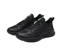 Zapatillas de deporte para mujer, zapatillas de correr, ligeras, transpirables, al aire libre, caminando de malla, zapatillas cómodas, cómodas, con cordones casuales, ligeras, basquetas, Negro , 42