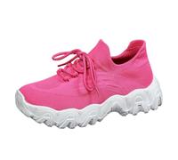 Zapatillas de deporte para mujer, zapatillas ortopédicas para mujer, zapatillas de running para mujer, zapatillas para caminar, cómodas, deportivas, cómodas, transpirables, basquetas, B Light Rosa, 40