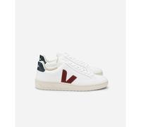 Zapatillas de deporte para mujeres Veja V-12 Leather Extra-White Marsala Nautico 40