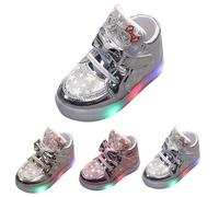 Zapatillas de deporte para niña, zapatos ligeros de moda para bebé, zapatos iluminados 22, botas deportivas para otoño, zapatos de bebé, zapatos para correr para niños 25, zapatos brillantes para