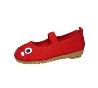 Zapatillas de deporte para niñas, transpirables, ligeras, cómodas, de malla, para niños, uso diario, ocio, escuela, actividades al aire libre, rojo, 33 EU