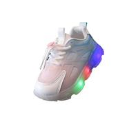Zapatillas de deporte para niños y jóvenes, zapatos deportivos, cómodos, antideslizantes, informales, transpirables, ligeros, para el ocio, tenis, suelas suaves, zapatillas de fitness, Blanco, 27 EU