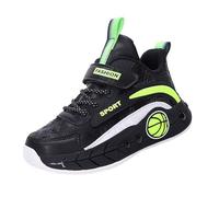 Zapatillas de deporte para niños, zapatillas deportivas para correr, interiores, zapatillas de tenis, para adolescentes, Green, 34 EU