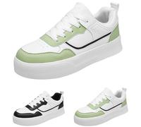 Zapatillas de deporte unisex, zapatos de tabla para exteriores, cien zapatillas, ergonómicas para aliviar el dolor, suela suave, resistentes al desgaste, zapatos casuales, verde, 40 EU