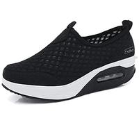Zapatillas De Deporte Zapatos Respirado Ligero Malla Talla 35-42 Mujeres Deporte Running Zapatillas Sacudir Casual Zapatos Height-Increasing Sneaker