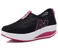 Zapatillas De Deporte Zapatos Respirado Ligero Malla Talla 35-42 Mujeres Deporte Running Zapatillas Sacudir Casual Zapatos Height-Increasing Sneaker