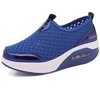 Zapatillas De Deporte Zapatos Respirado Ligero Malla Talla 35-42 Mujeres Deporte Running Zapatillas Sacudir Casual Zapatos Height-Increasing Sneaker