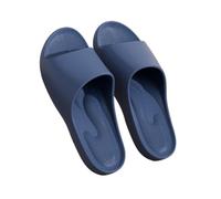 Zapatillas de ducha Pantuflas de ducha cómodas for mujer y hombre, antideslizantes con soporte for el arco y efecto masaje, for interiores y exteriores Fáciles de limpiar(Blue,Alpha X-Large)