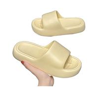 Zapatillas de Ducha Zapatillas explosivas con personalidad a la moda for mujer, zapatillas de baño de alto valor for dormitorio de estudiantes en casa con fondo grueso y supersuave Zapatillas de Baño(