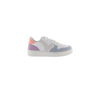 Zapatillas De Efecto Piel Victoria Madrid Con Piezas De Serraje MKP