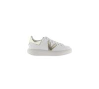 Zapatillas De Efecto Piel Victoria Milán Con Piezas Metalizadas En Contraste MKP