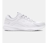 Under Armour UA W Edge LTHR Zapatillas para Correr de Mujer, Deportivas de Mujer para el Gimnasio y Actividades al Aire Libre, Color Blanco/Blanco/Blanco