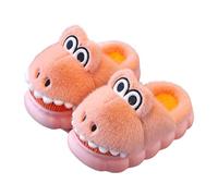 Zapatillas De Estar En Casa NiñA,Pantuflas Acogedoras Para Uso DoméStico Con Un Bonito DiseñO De Dinosaurio Calzado De Interior Para NiñOs De 4 A 13 AñOs Perfectas Para El Invierno Y El Uso Diario