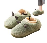 Zapatillas de estar por casa climatizadas para mujer, USB, cálidas, y mullidas