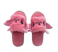 Zapatillas de estar por casa de espuma viscoelástica para mujer, diseño de dibujos animados, lindos y acogedores, para el hogar, alivio del dolor, antideslizantes, de moda, transpirables, zapatillas