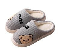Zapatillas de estar por casa de felpa para mujer, retro, con espuma de memoria, cómodas, suaves, mullidas, ligeras, cooky, ovejas, para ocio, modernas, para aliviar el dolor, informales, cómodas, para