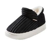 Zapatillas de estar por casa de invierno para mujer, zapatillas de felpa cerradas, zapatillas de algodón mullidas, pantuflas de fieltro gruesas, zapatillas de cabaña mullidas, zapatos de invierno para