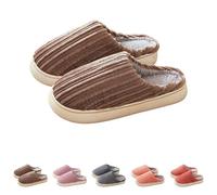 Zapatillas de estar por casa para mujer, cálidas de invierno, con plantilla, cómodas, cómodas, con forro polar, pantuflas planas de fieltro, zapatillas de invitados, zapatillas de espuma viscoelástica