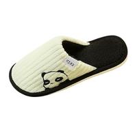Zapatillas de estar por casa para mujer, cerradas, antideslizantes, mullidas, verde, 40 EU