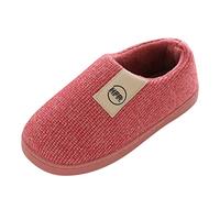 Zapatillas de estar por casa para mujer cerradas - zapatillas de invierno para mujer - zapatillas ligeras de rizo con suela de goma antideslizante, par de invierno de un solo color, cálidos, pies