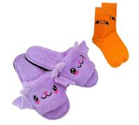 Zapatillas de estar por casa para mujer, de felpa, invierno, cálidas, sintéticas, cómodas, de espuma viscoelástica, puntera abierta, alivio del dolor, antideslizantes, informales, acogedoras, para