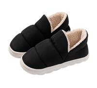 Zapatillas de estar por casa para mujer, sencillas y elegantes, de un solo color, zapatillas de invierno de felpa, pantuflas de forro polar, pantuflas de fieltro cálidas, suaves y cómodas, pantuflas