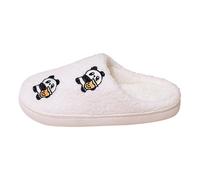 Zapatillas de estar por casa para mujer, suaves, de felpa, retro, ligeras, para invierno, alivio del dolor, antideslizantes, para interior y exterior, a, 39 EU