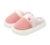 Zapatillas de estar por casa para mujer y hombre, cálidas de felpa, zapatillas de fieltro para mujer, cómodas, unisex, zapatillas de punto, pantuflas de fieltro, anchas, ligeras, para interiores y