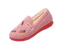 Zapatillas de estar por casa para mujer y hombre, de felpa, de espuma viscoelástica, suaves, de invierno, antideslizantes, de espuma viscoelástica, para casa, ligeras, cerradas, interiores y
