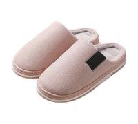Zapatillas de estar por casa para mujer y hombre, de invierno, de felpa, de espuma viscoelástica, para el hogar, alivio del dolor, antideslizantes, informales, acogedoras, para interiores y exteriores