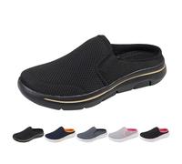 Zapatillas de estar por casa para mujer y hombre, suaves, antideslizantes, cómodas, para el tiempo libre, para el tiempo libre, cómodas, para el tiempo libre, 35-48 EU, Negro , 43 EU