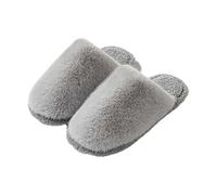 Zapatillas de estar por casa para mujer, zapatillas cálidas de invierno, bonitas con dibujos animados, cómodas, planas, ligeras, abiertas, cálidas, forradas con piel, exquisitas diapositivas para