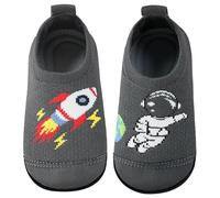 Zapatillas de estar por casa para niños, cómodas, suelas gruesas, chanclas deportivas para niños, antideslizantes, pantuflas transpirables, zapatillas descalzas, zapatillas de cabaña con parte frontal