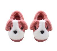 Zapatillas de estar por casa para niños con talón cerrado, zapatillas de fieltro con forma de animal, zapatillas de invierno de felpa, pantuflas de algodón de espuma viscoelástica, suela gruesa