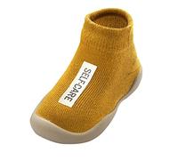 Zapatillas de estar por casa para niños de invierno para aprender a gatear, suela suave, calcetines para niños, zapatillas transpirables, calcetines antideslizantes, anticolisión, zapatos de