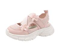 Zapatillas de estar por casa para niños, pantuflas 30, de verano, para adolescentes, niñas, románticas, con perlas, ultraligeras, antideslizantes, suaves, respetuosas con la piel, clásicas, Rosa., 36