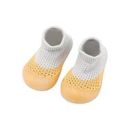 Zapatillas de estar por casa para niños, transpirables, para bebés, exteriores, calcetines para aprender a caminar, suela suave, calcetines de topes, zapatos de verano, zapatos de aprendizaje