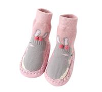 Zapatillas de estar por casa para niños y niñas, de felpa, cálidas, zapatillas de invierno, antideslizantes, para guardería, forro polar, mullidas, a, 14