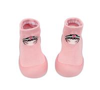 Zapatillas de estar por casa para niños y niñas, zapatos para aprender a andar, suela suave, zapatos para gatear, zapatos de bebé al aire libre, zapatillas descalzas, calcetines para niños, calcetines