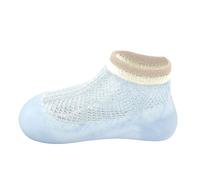 Zapatillas de estar por casa para niños - Zapatos de calcetines, recién nacidos, gruesos, pantuflas para bebé 1 año, calcetines de casa, calcetines de tobillo, cerrados, zapatos para niños, zapatos