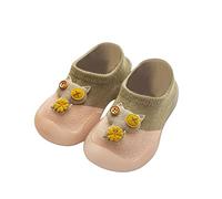 Zapatillas de estar por casa para niños, zapatos de exterior, transpirables, para aprender a andar, zapatos de bebé al aire libre, zapatos de gateo, dibujos animados, zapatos de bebé, antideslizantes