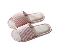 Zapatillas de estar por casa unisex de felpa suave retro, de espuma viscoelástica, puntera abierta, para el tiempo libre, para el tiempo libre, para aliviar el dolor, informales, cómodas, para