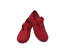 Zapatillas de Estar por casa/Vulca-Bicha/Unisex/Material Empeine: Algodón Rizo/Material Suela: Goma/4 Colores/Color Rojo/Talla 31