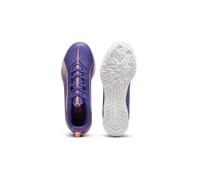 PUMA Unisex Youth Ultra 5 Play TT JR Soccer Shoe, Lapis Lazuli-PUMA White-Sunset Glow, 37.5 EU