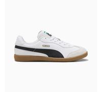 PUMA King 21 It, Soccer Shoe Unisex Adulto, White Black Gum, 41 EU