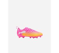 PUMA Future 9 Play FG/AG JR - Tenis de fútbol, Color Rosa venenoso, Color Blanco Aguamarina Brillante, Talla 1, Poison Pink Sun Stream Bright Aqua Puma White, 33 EU