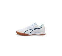 Zapatillas de fútbol sala puma pressentialsing iv blanco-aqua-fiz 42