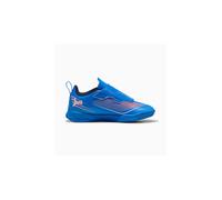 PUMA 6 Play V IT JR, Soccer Shoe, Ultra Blue White-Glowing Red, 32.5 EU