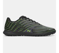 Zapatillas de fútbol Under Armour Mach 1 Select Turf unisex Negro / Titan Gris / Hyper Verde 42.5